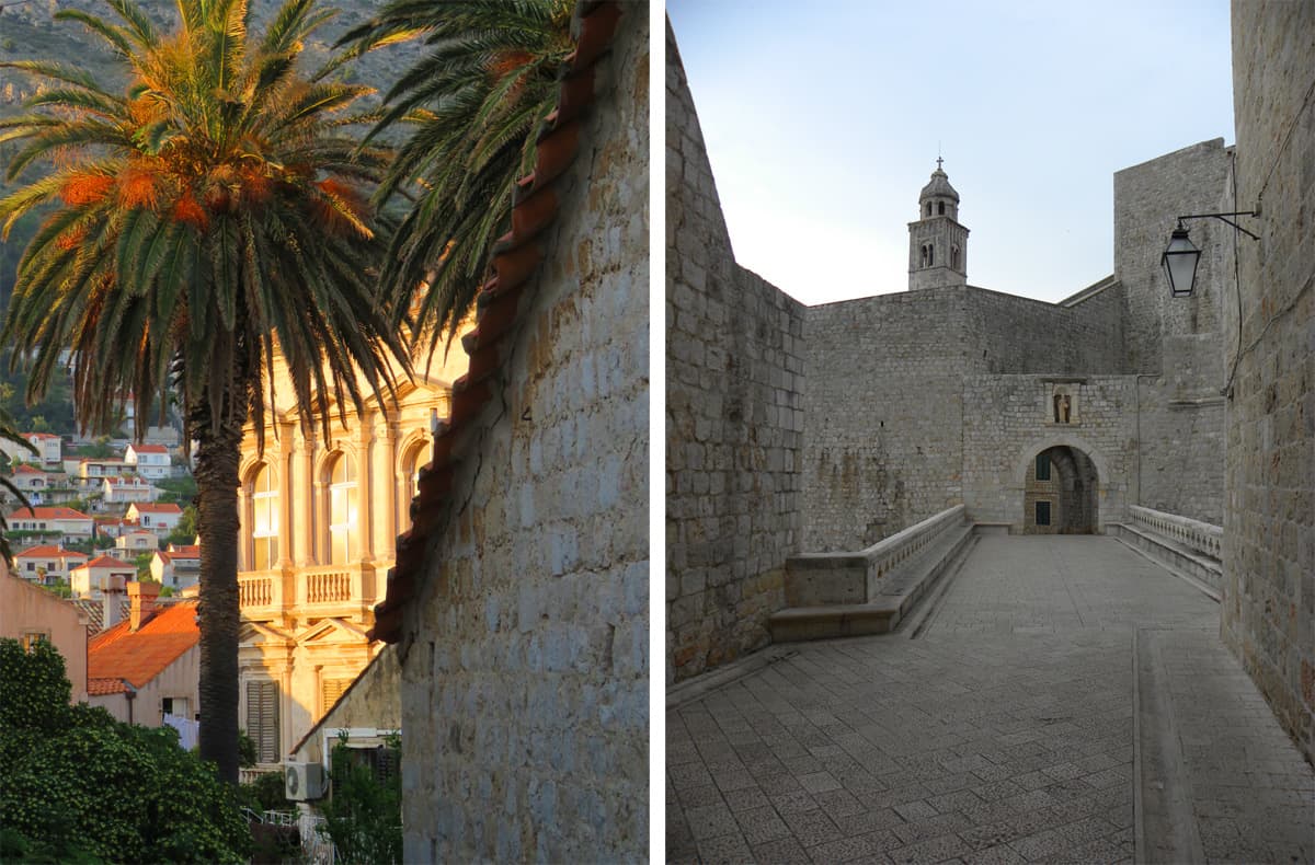 highlights in the old town of Dubrovnik, Croatia