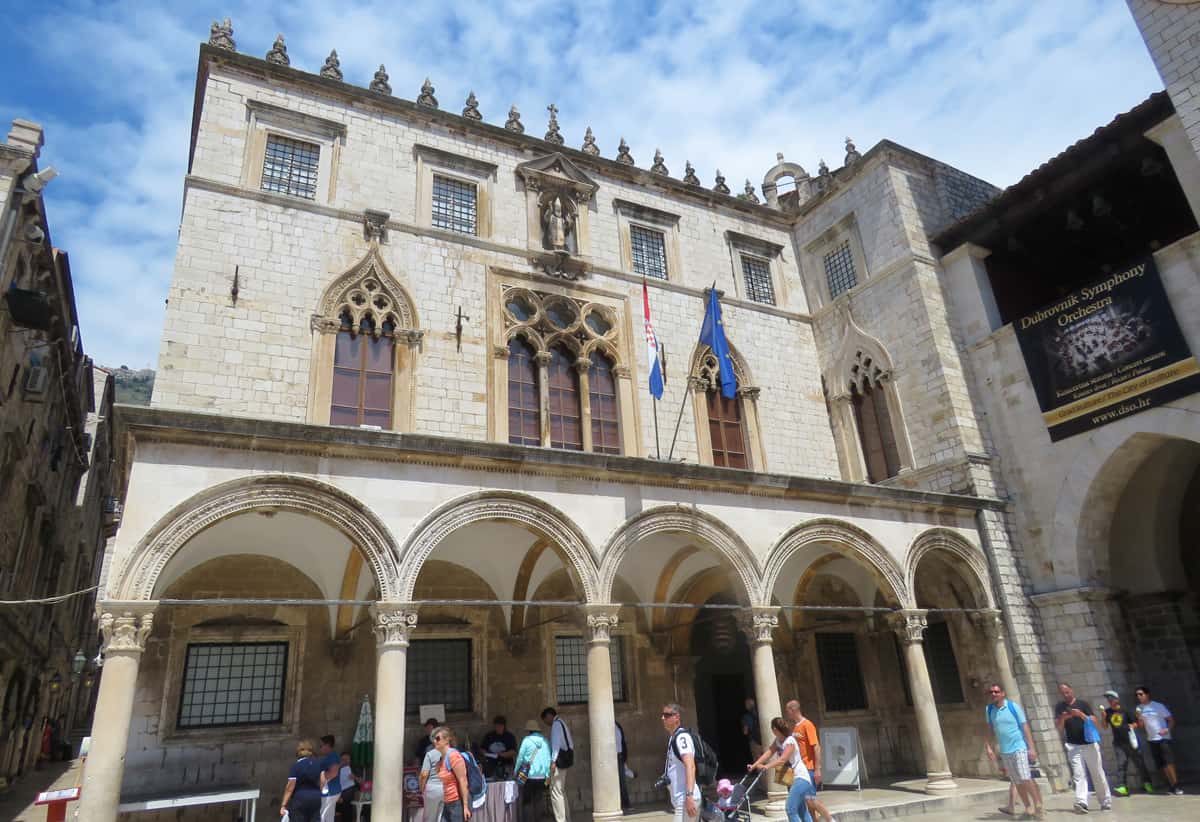 Sponza palace in Dubrovnik, Croatia