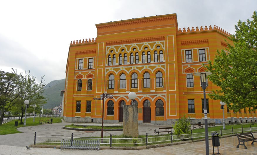 Gymnasium in Mostar