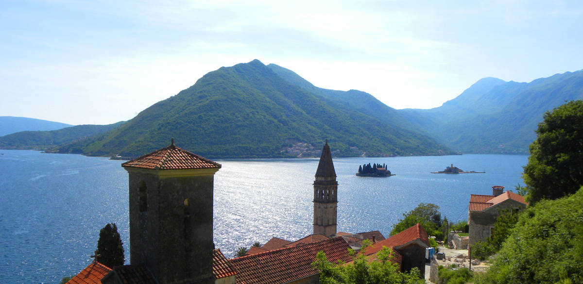 The stunning beauty of Kotor Bay in Perast, Montenegro