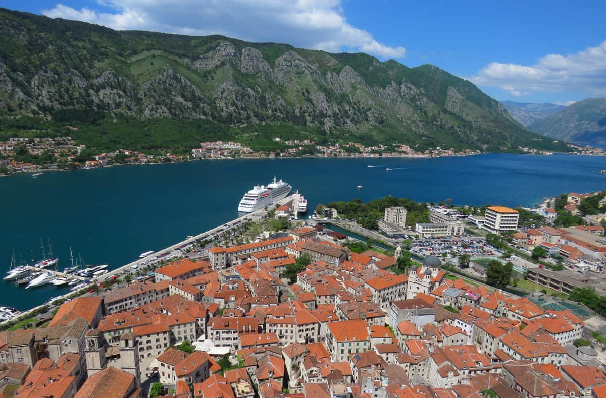 Views over Kotor, Montenegro