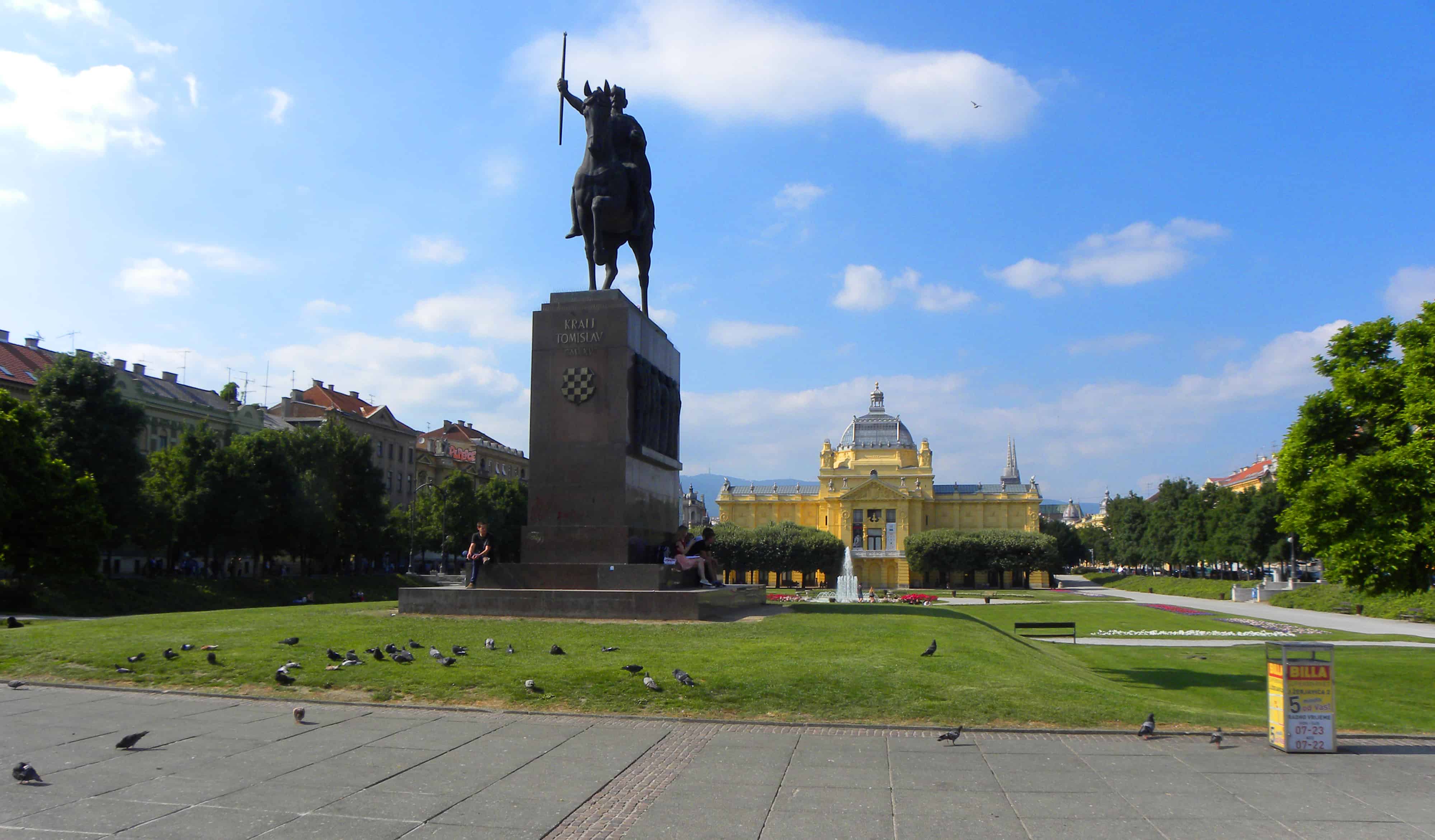 King Tomislav Square. What’s Zagreb like?