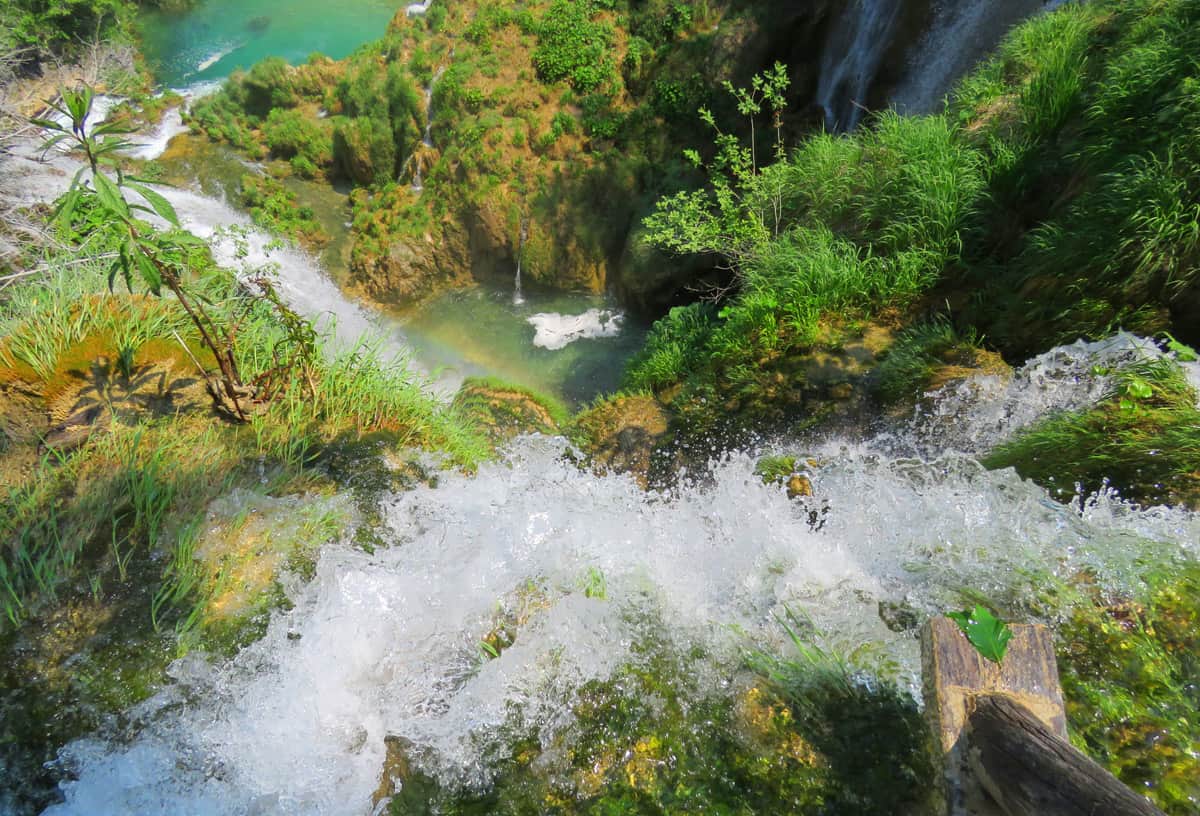 waterfall in Plitvice Lakes, Croatia