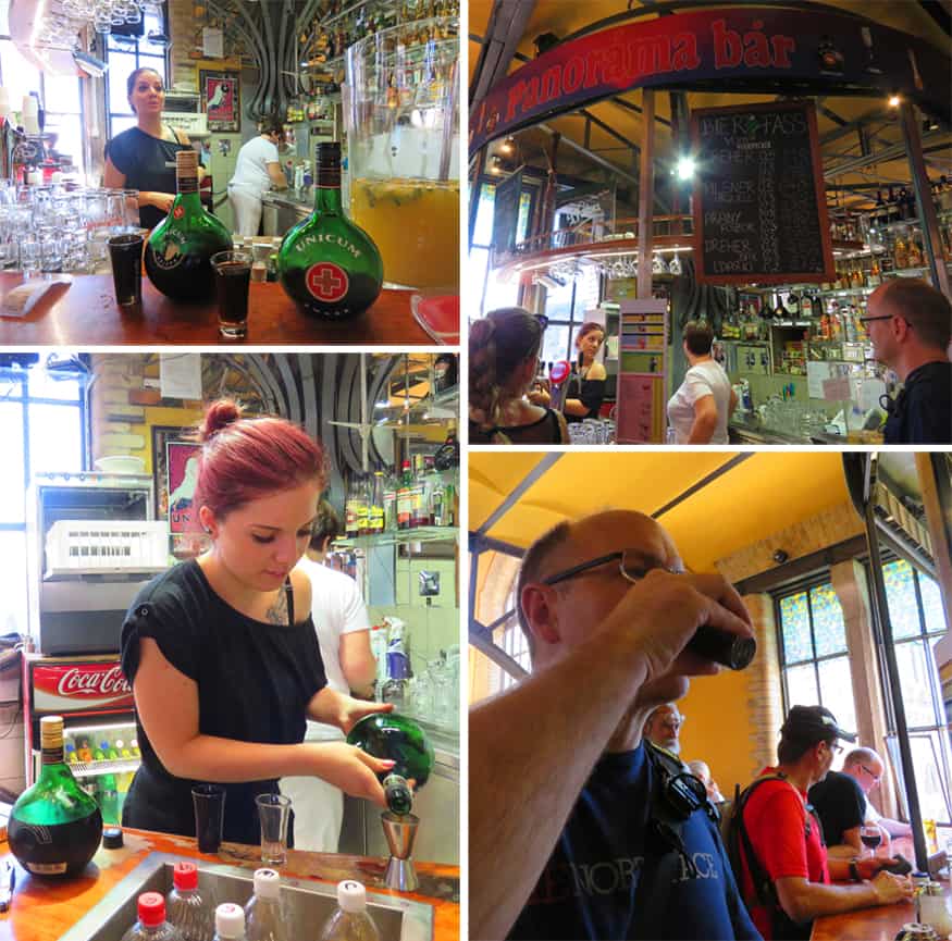 drinking unicum. Our Taste Hungary inspired Budapest Food Tour.