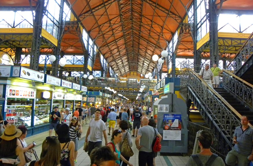 Central Market Hall. Our Taste Hungary inspired Budapest Food Tour.
