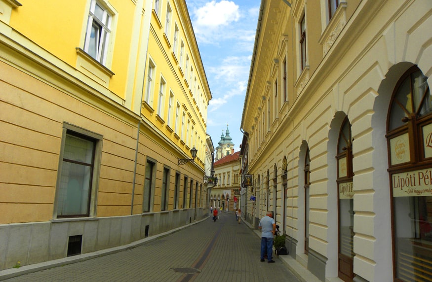 Eger's colorful streets (Hungary)