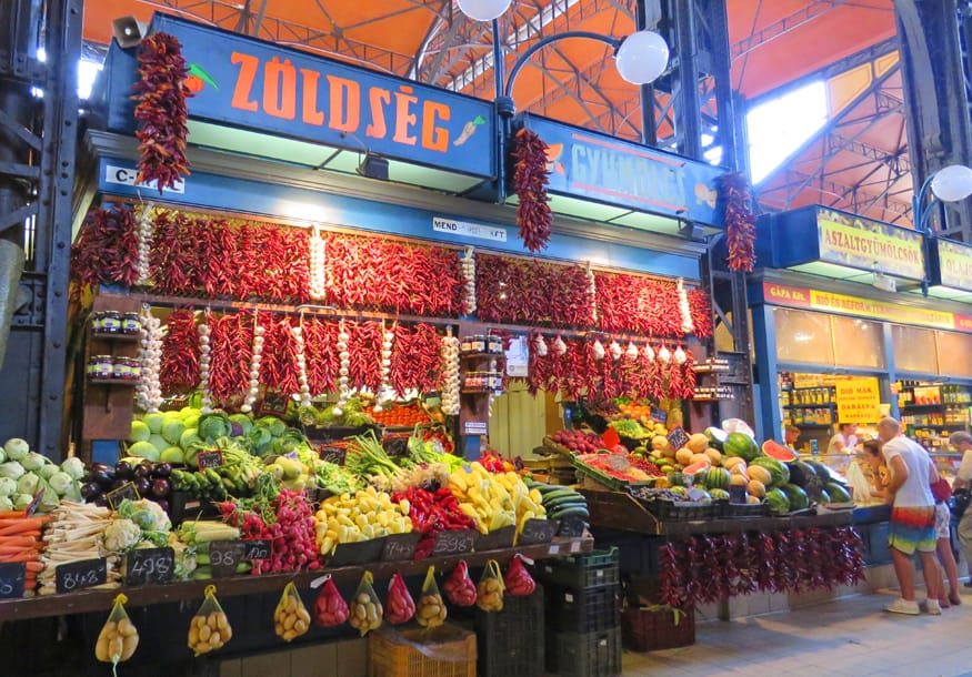 Central Market Hall. Our Taste Hungary inspired Budapest Food Tour.