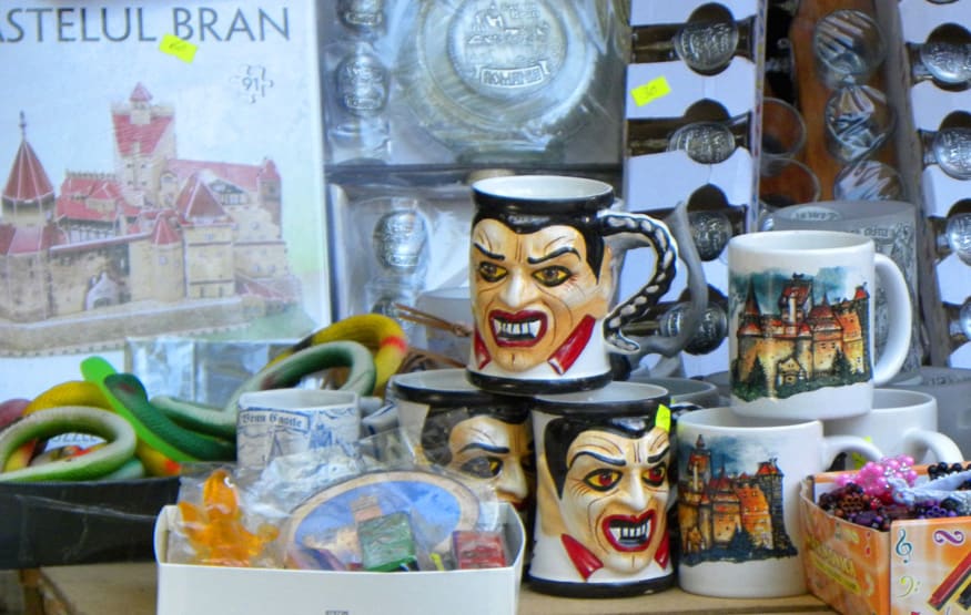 Dracula souvenirs, Bran castle