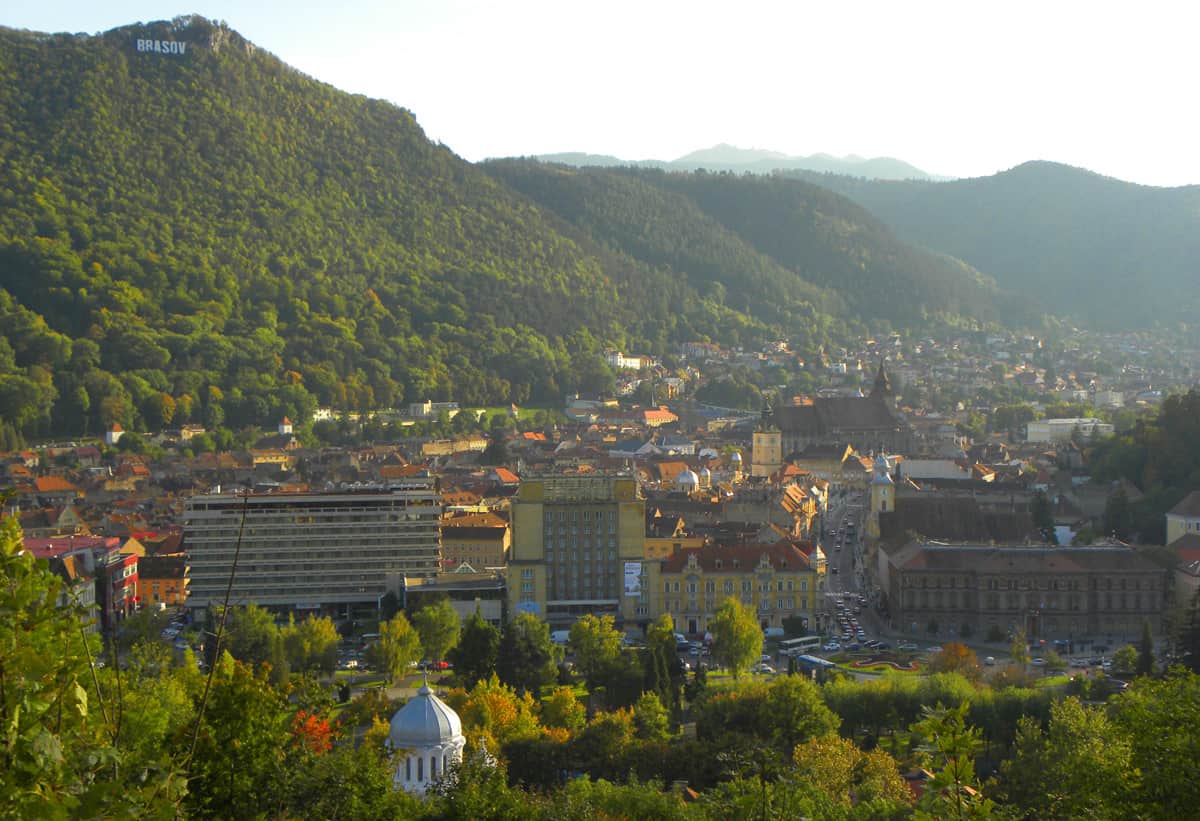 views of Brasov from the Citadel. Why you should visit Brasov, Romania