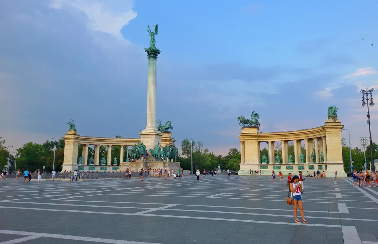 Heroes Square. What to See and Do in Budapest (and what to skip)