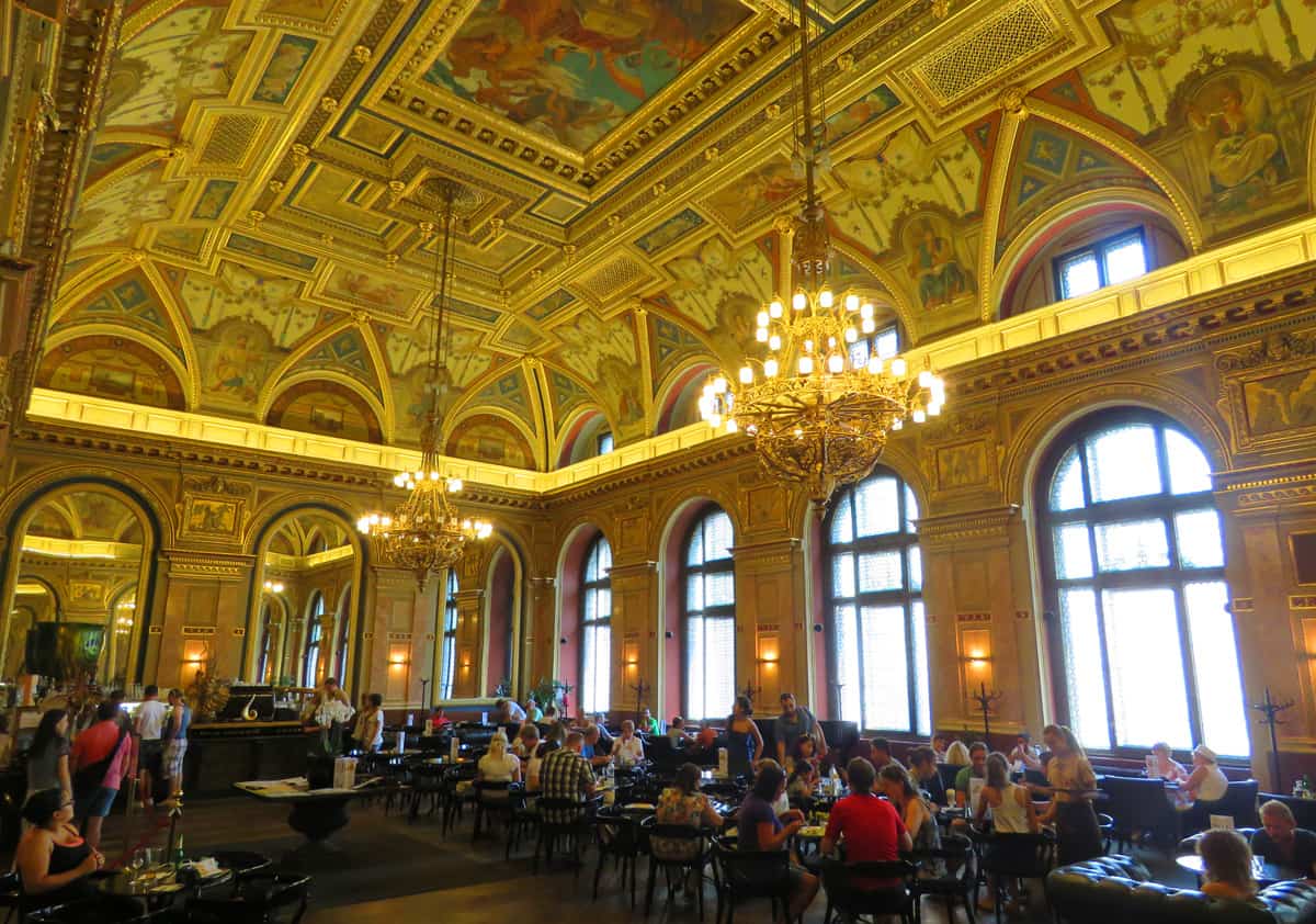 The Alexandra Bookstore Café. The Most Beautiful Cafés in Budapest