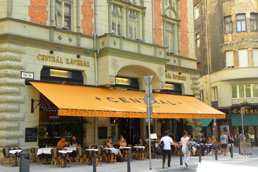 Café Central. The Most Beautiful Cafés in Budapest