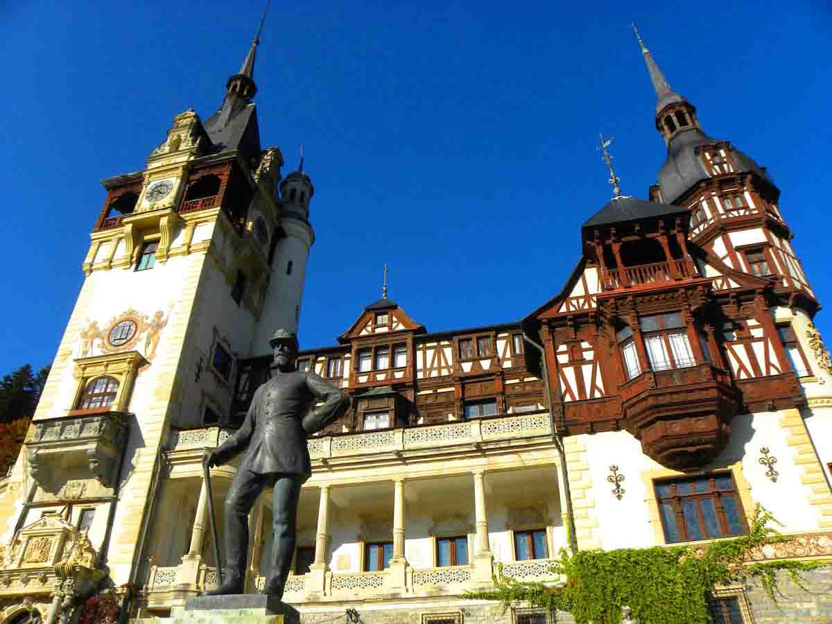 beautiful Peles castle, Sanaia, Romania