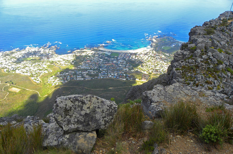 Hiking the India Venster Route up Table Mountain, Cape Town, South Africa