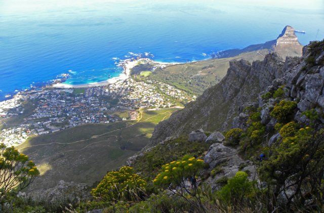 Hiking Up Table Mountain, Cape Town - the India Venster Route