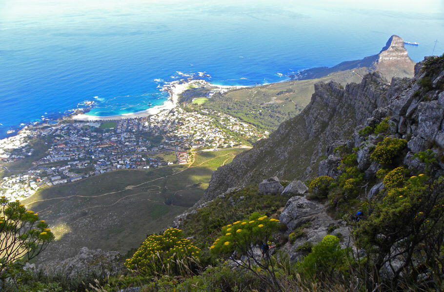 Camps Bay from Table Mountain