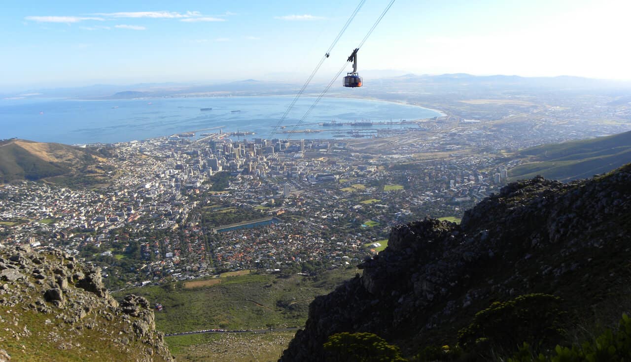 Hiking the India Venster Route up Table Mountain