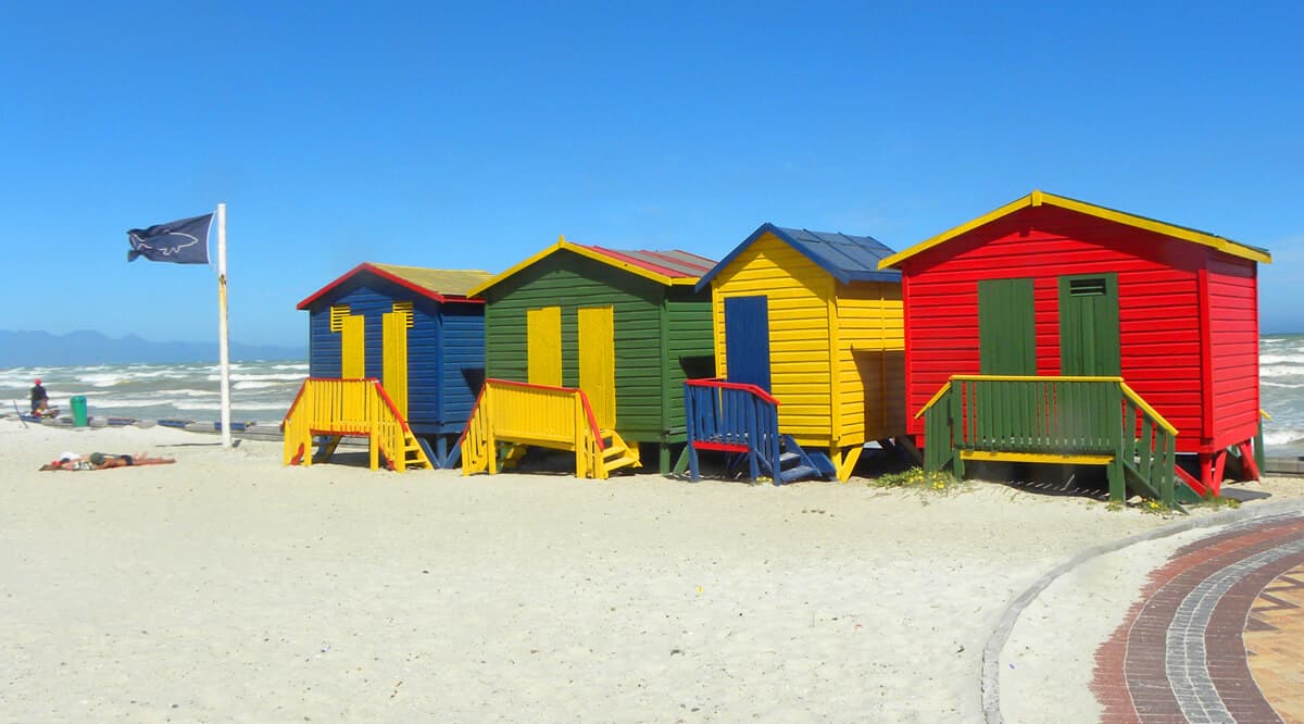 Muizenberg Beach, Cape Peninsula, South Africa