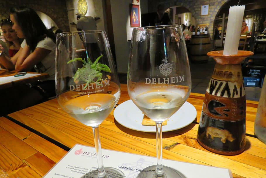Delheim wine tasting. A guide to the best wineries of Stellenbosch and Franschhoek