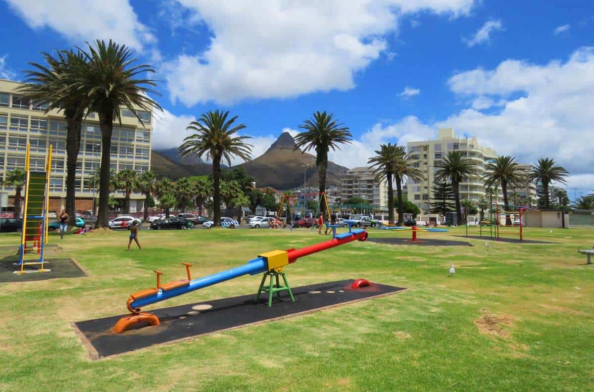 along the Sea Point Promenade. Photo Essay: the Atlantic Coastline of Cape Town