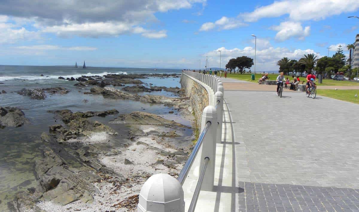 along the Sea Point Promenade. Photo Essay: the Atlantic Coastline of Cape Town