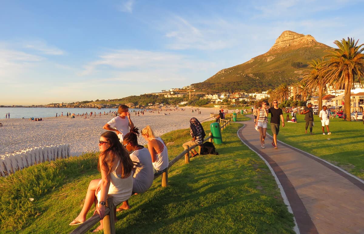 Camps Bay, Cape Town. A guide to walking the Atlantic Coastline of Cape Town
