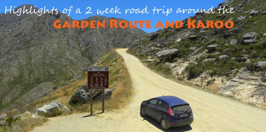 karoo road trip map