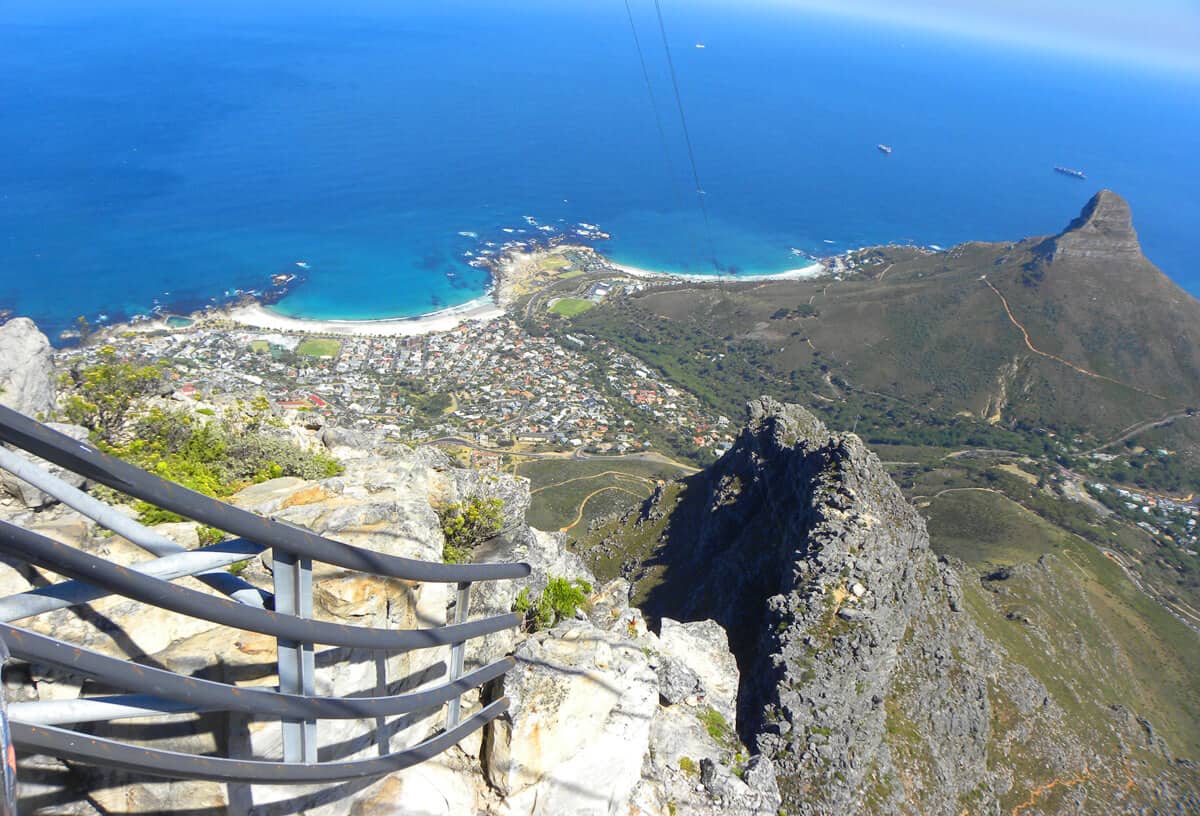 Views of Lions Head from Table Mountain