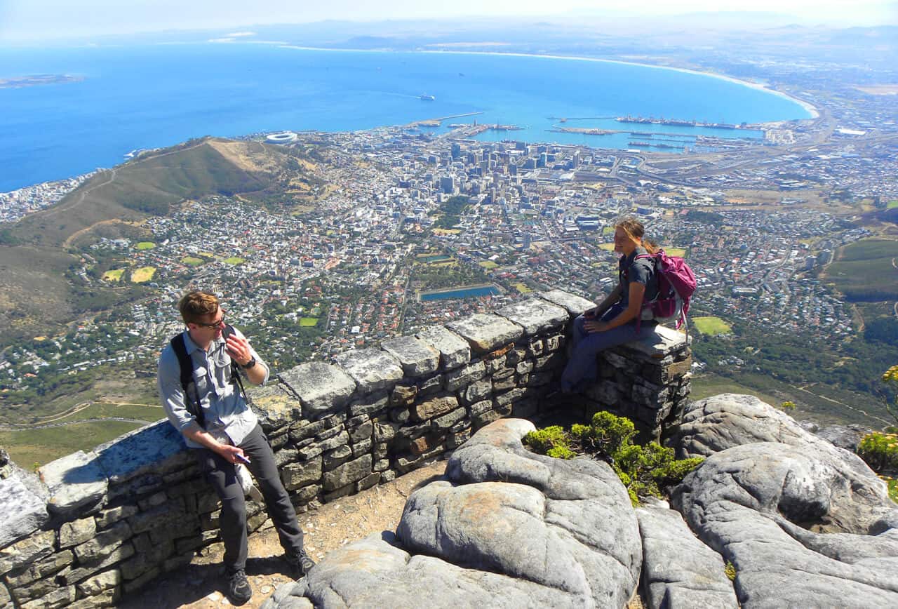 Views of Cape Town from Table Mountain