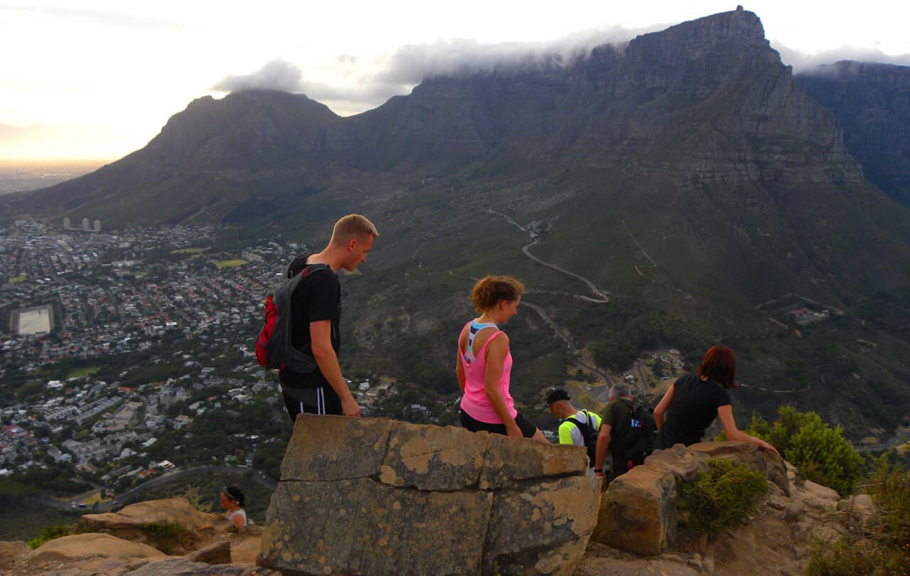 the top of Lion's head, Cape Town