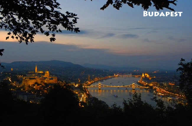 views from Gellert Hill, Budapest