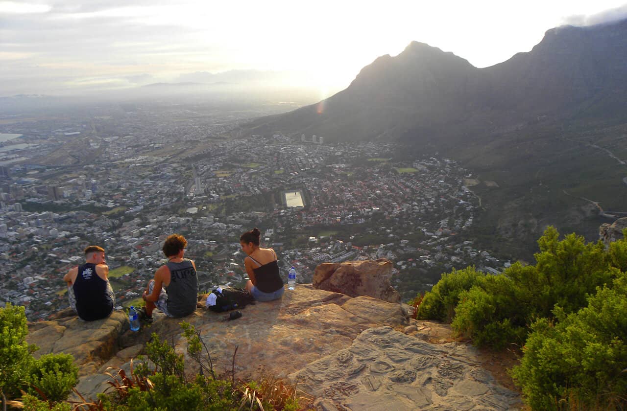 Views of Cape Town from Lion's Head