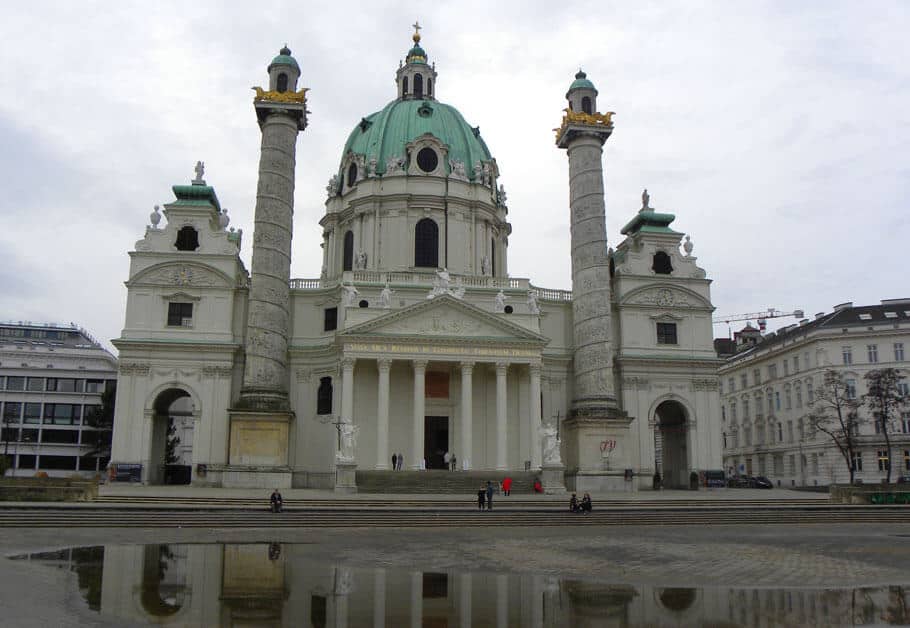 Karlskirche in Vienna, Austria