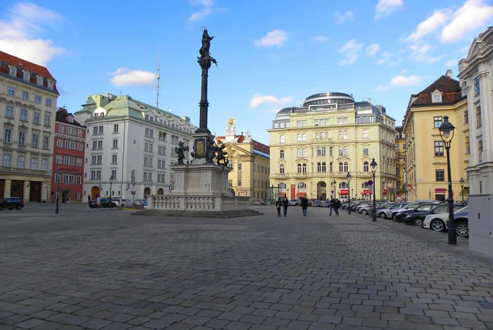 Am Hof Square. Why Vienna and Beyonce are kind of similar