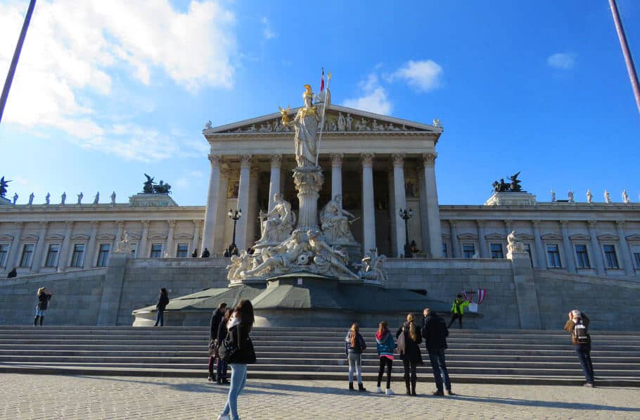 Austrian parliament building, Vienna