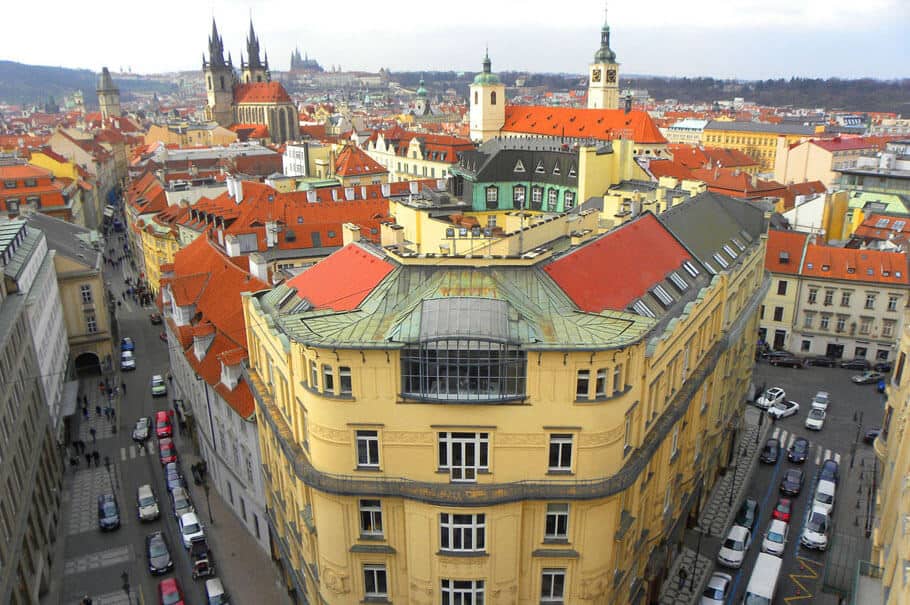 Views of Prague from the Powder Tower