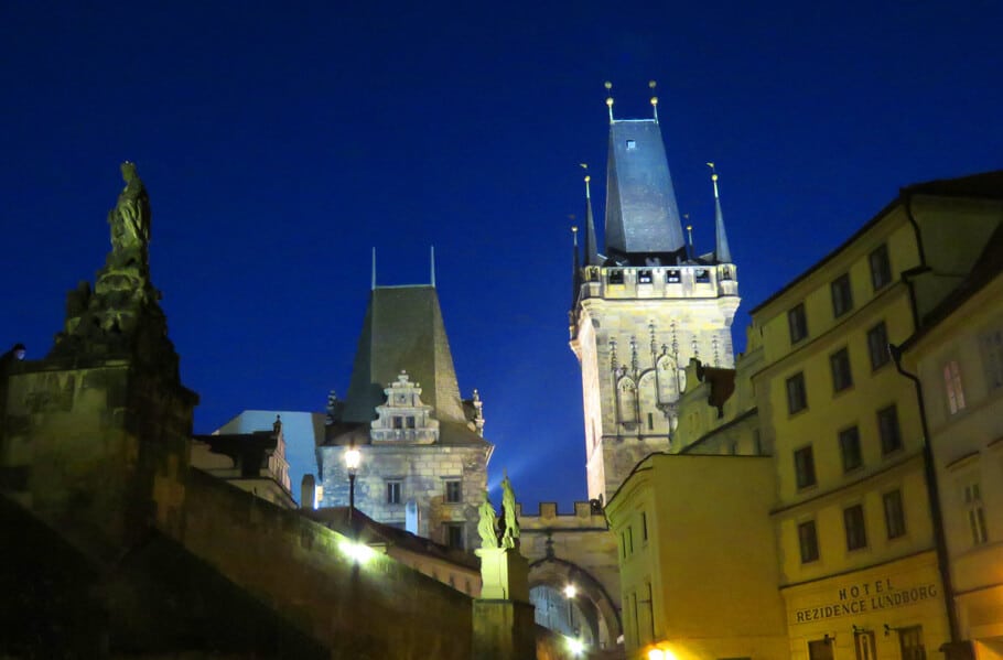 under the Charles bridge, Prague