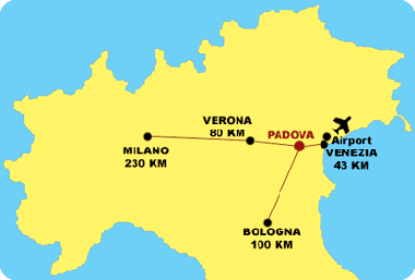 How we saved Big Bucks on Airbnb using Padua (Padova) as a base in the Veneto region. Map