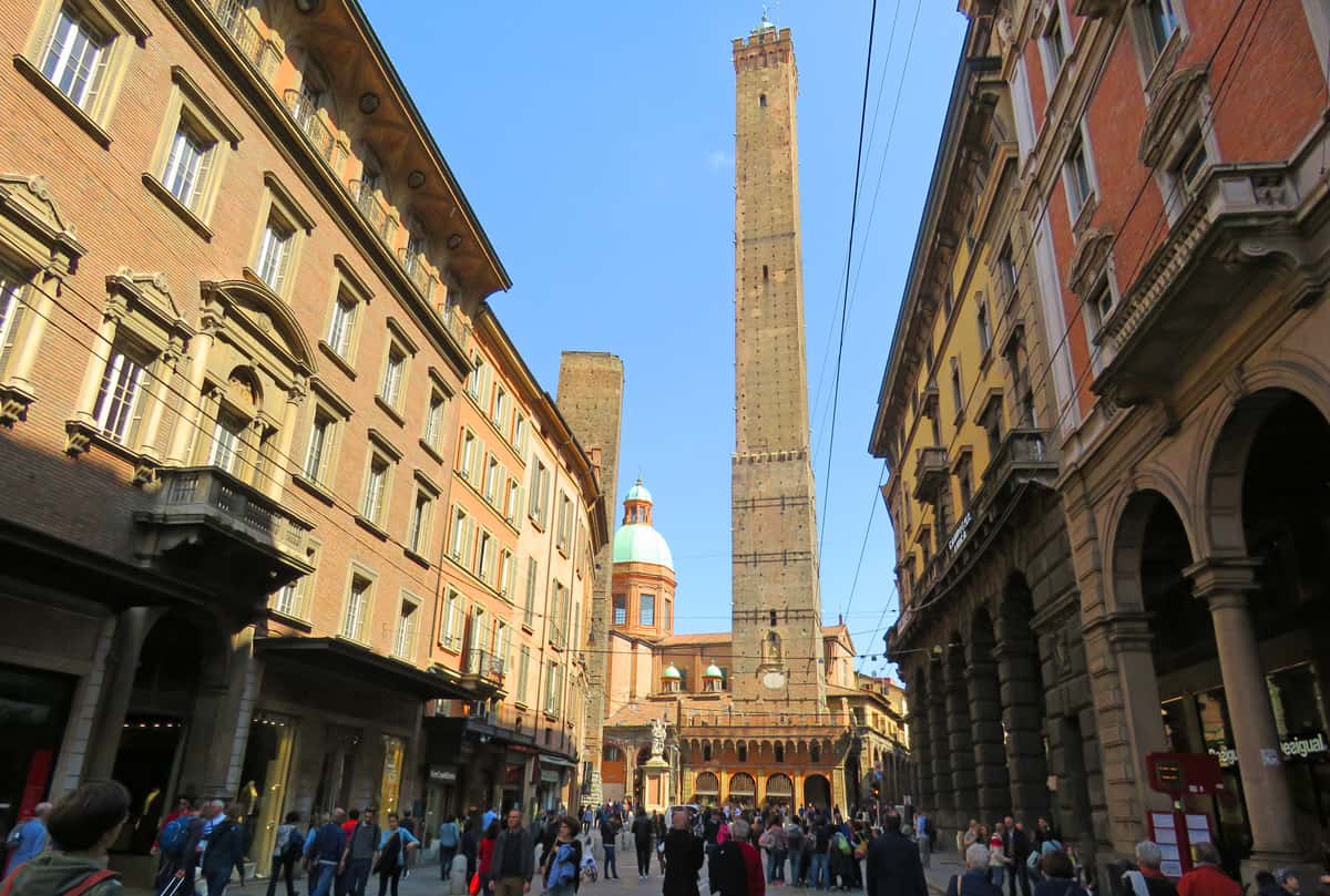 The unique sights of beautiful Bologna