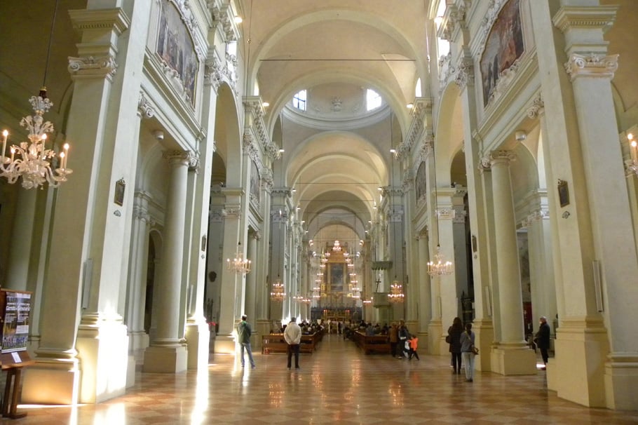 San Domenico. The unique sights of beautiful Bologna, Italy