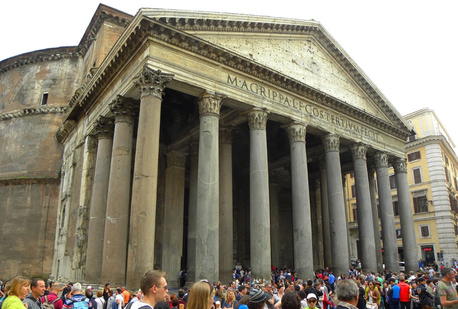 Pantheon. Forget everything you’ve read because Rome is Incredible