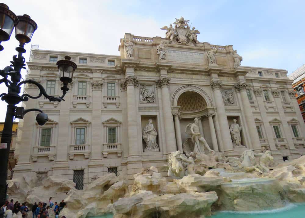 Trevi fountain. Forget everything you’ve read because Rome is Incredible
