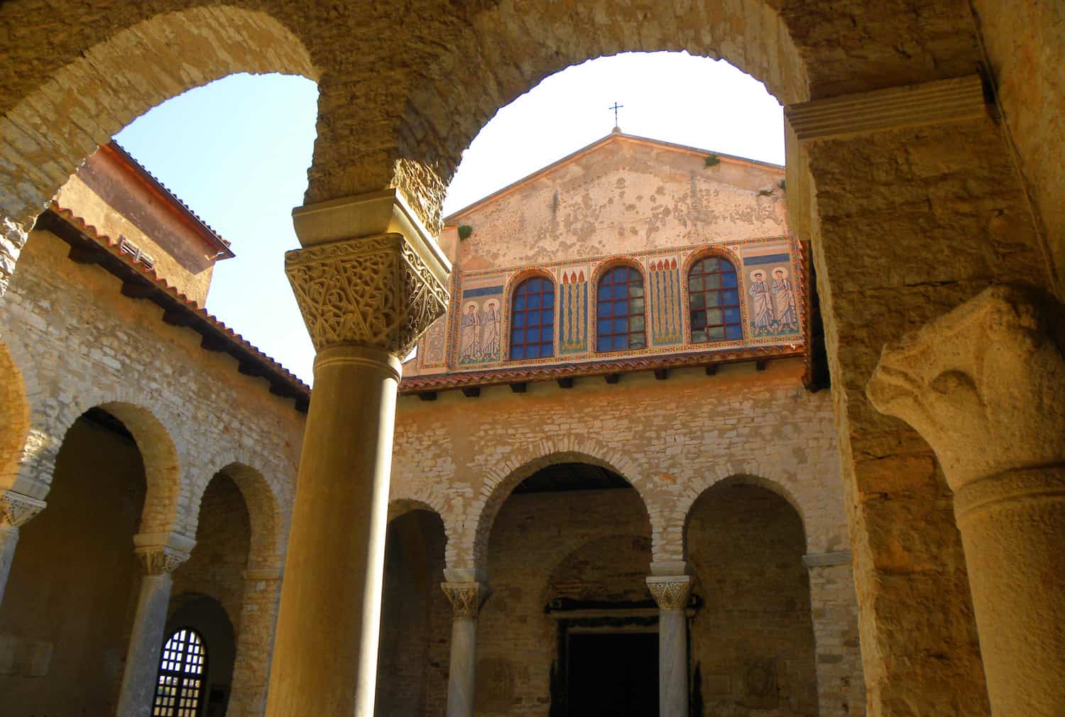 the Euphrasian Basilica in Porec, Croatia