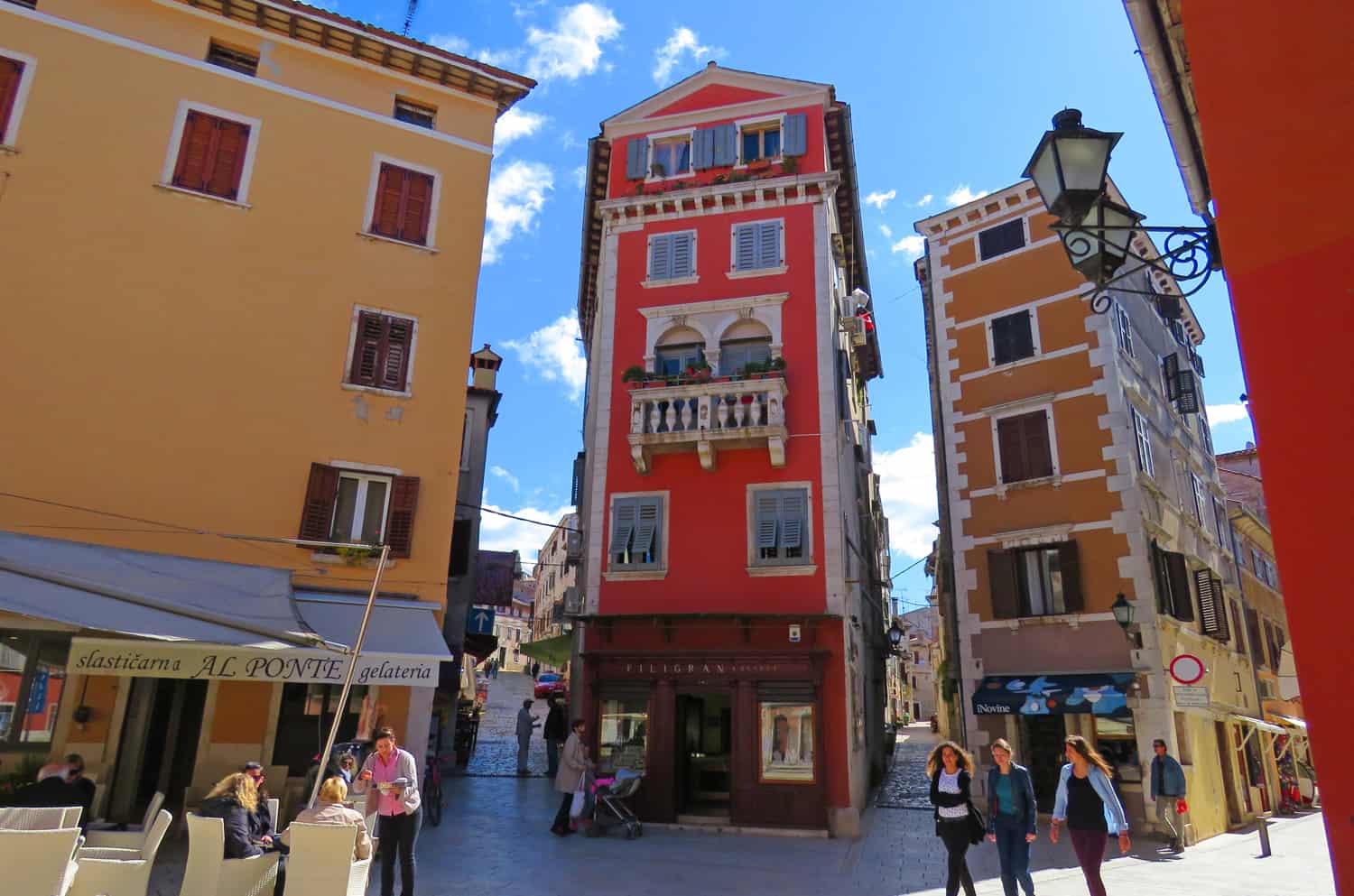 cafe in Rovinj, Croatia