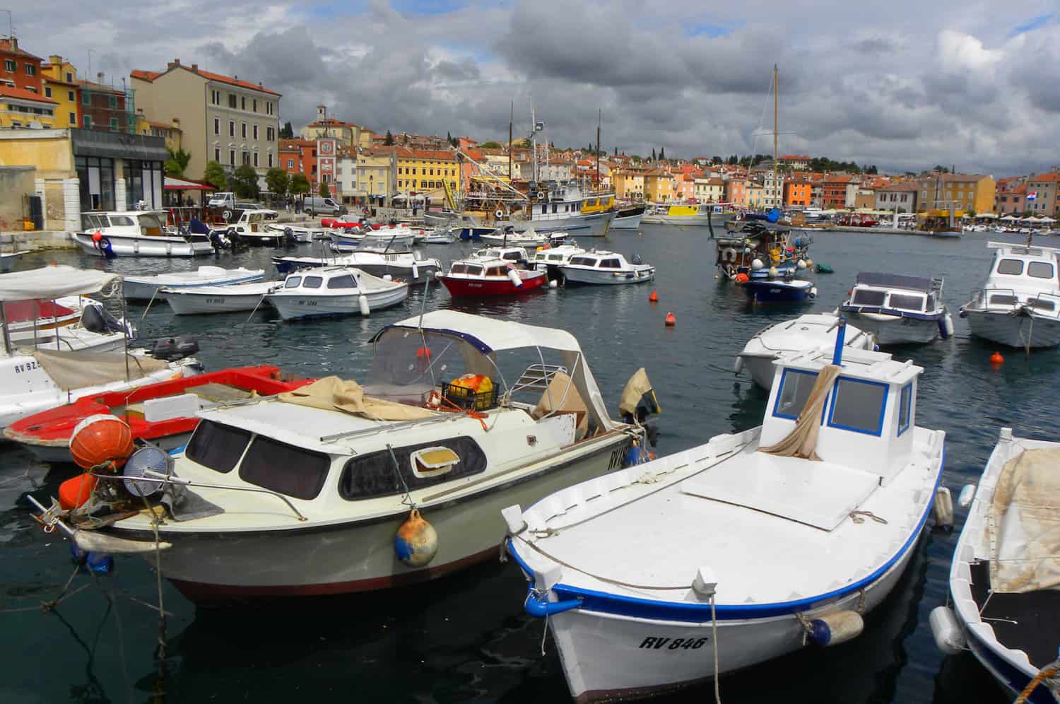 harbor in Rovinj, Croatia