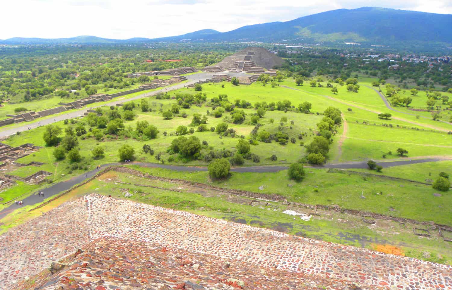 Views from Temple of the Sun, Teotihuacan