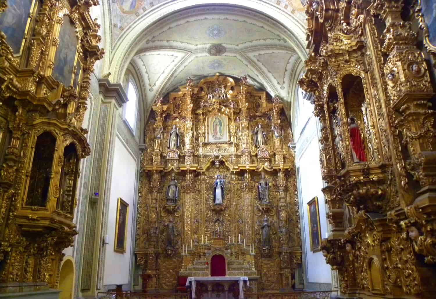 The Church of Santa Rosa de Lima, Morelia, Mexico