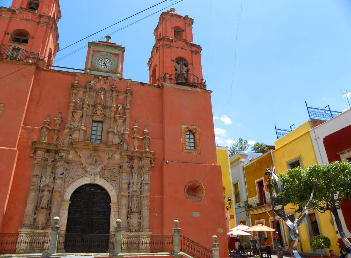 church in Guanajuato, Mexico