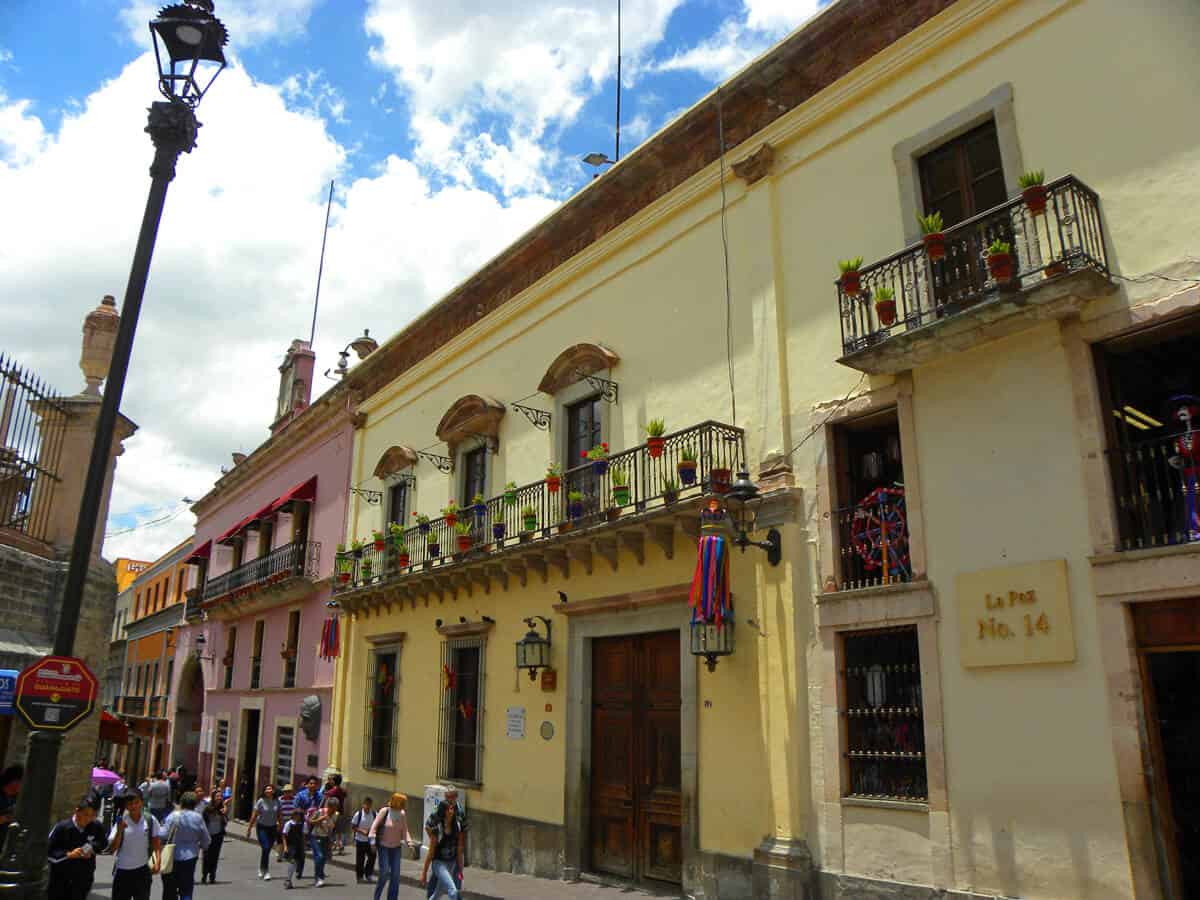 street in Guanajuato Mexico