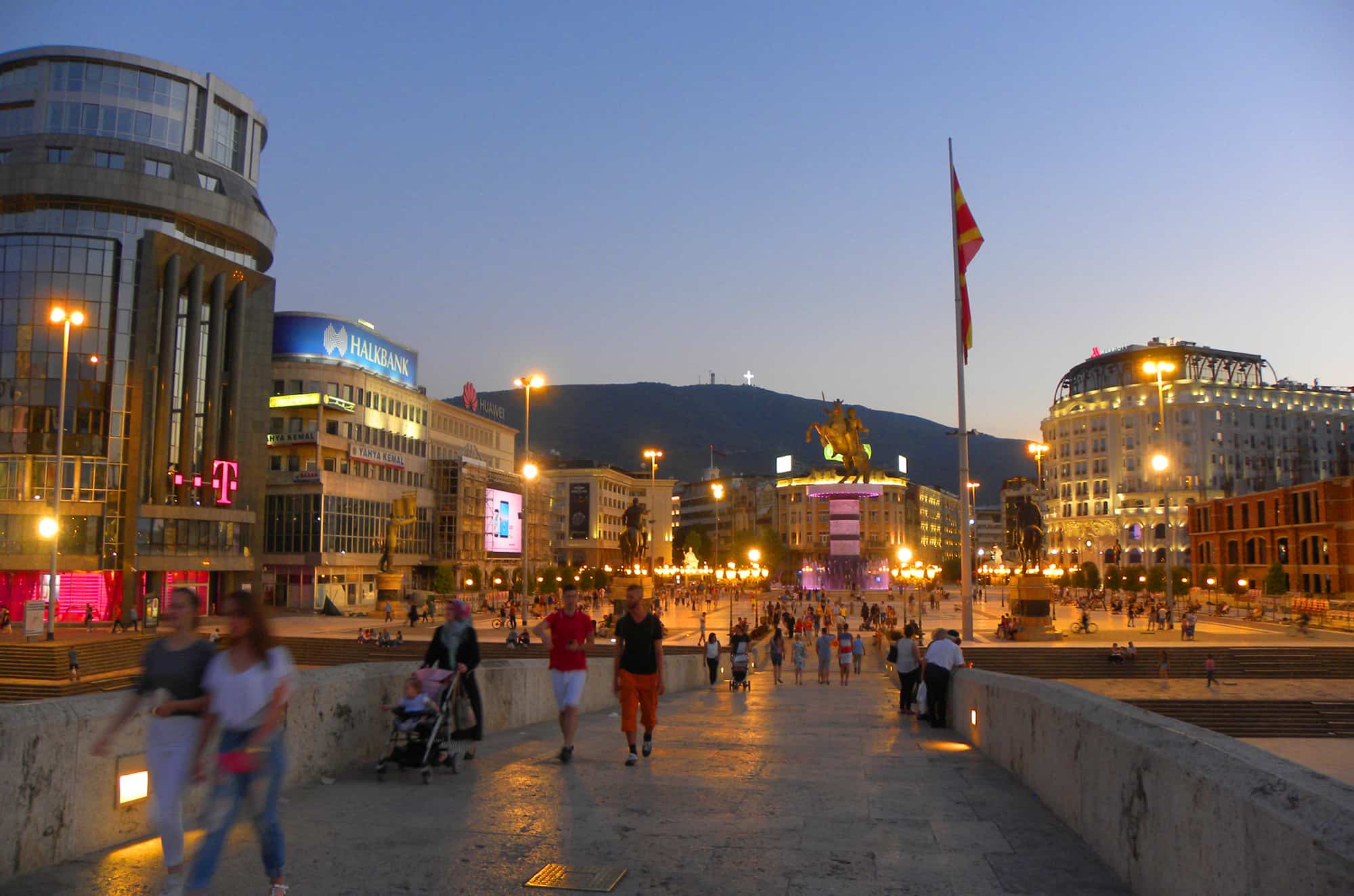 Stone bridge, Skopje